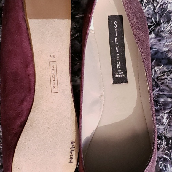 NWOT Steven Two-Tone Leather Pointed Flats - 8.5 - Picture 3 of 3